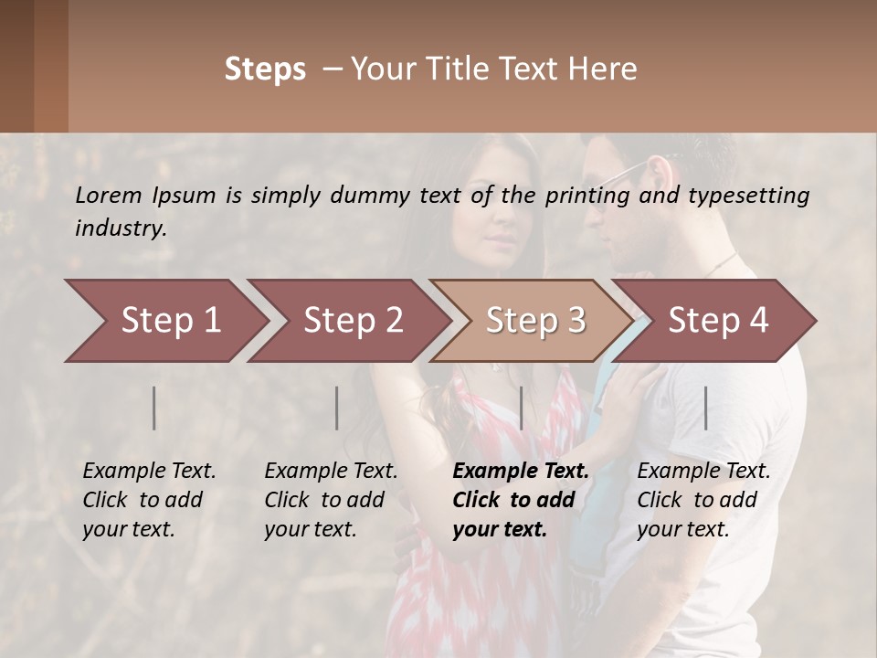 A Man And A Woman Standing Next To Each Other PowerPoint Template