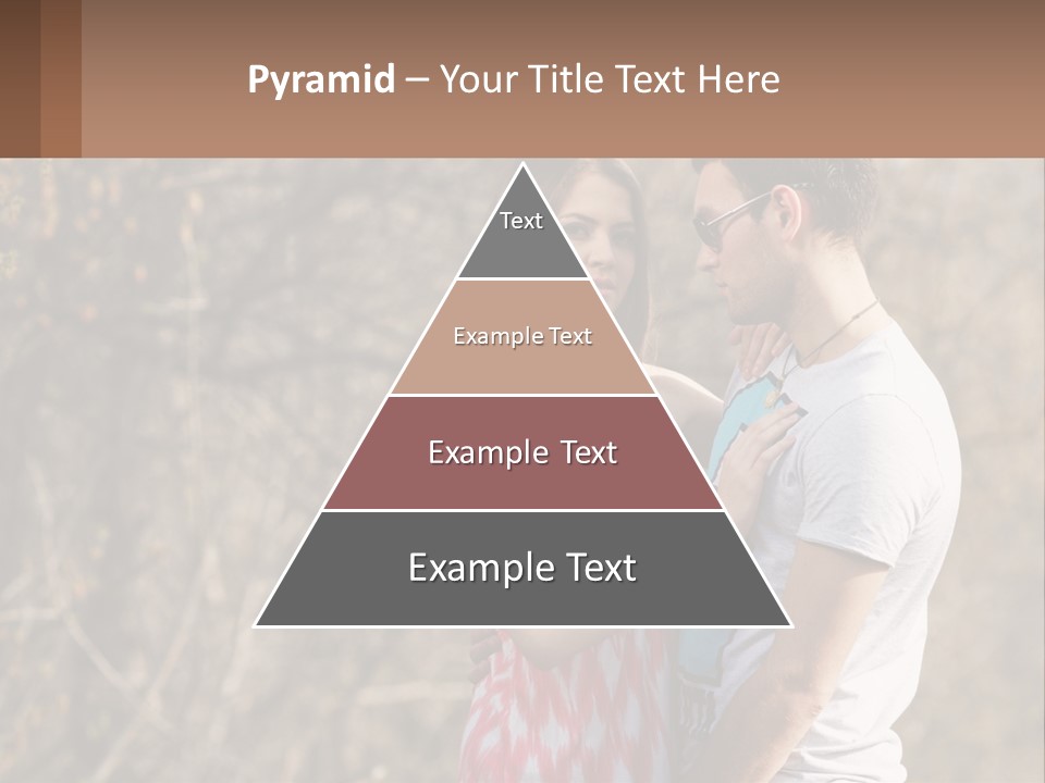 A Man And A Woman Standing Next To Each Other PowerPoint Template