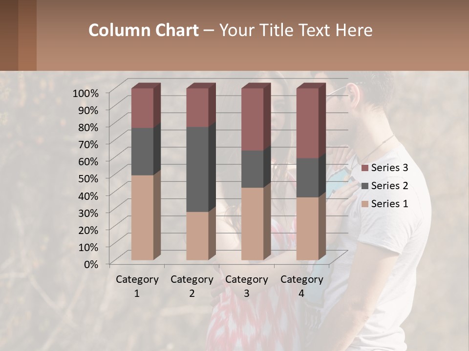 A Man And A Woman Standing Next To Each Other PowerPoint Template
