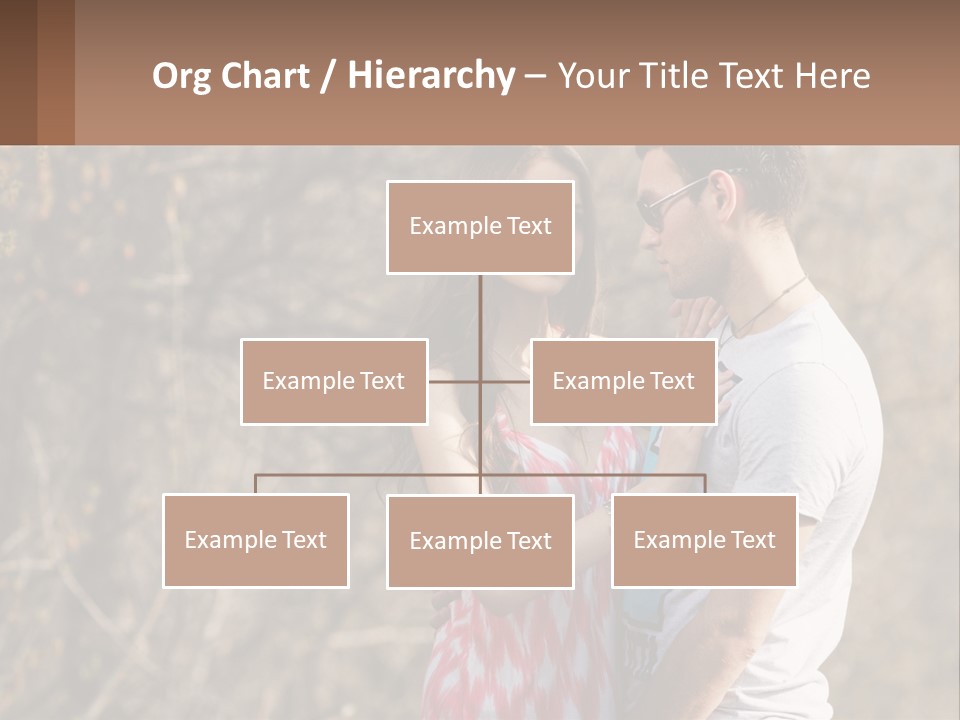 A Man And A Woman Standing Next To Each Other PowerPoint Template