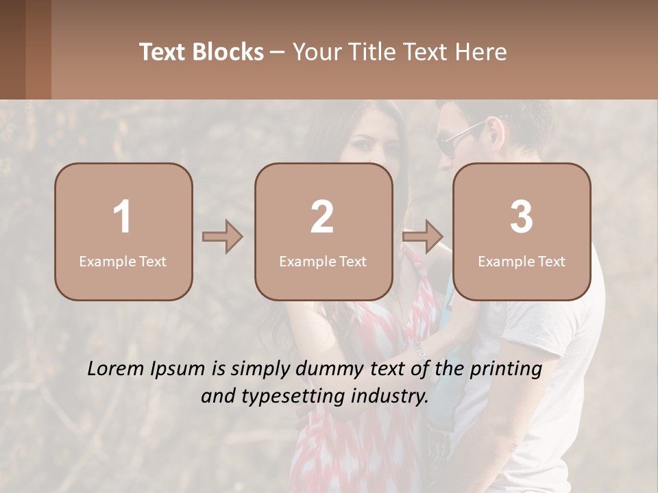 A Man And A Woman Standing Next To Each Other PowerPoint Template