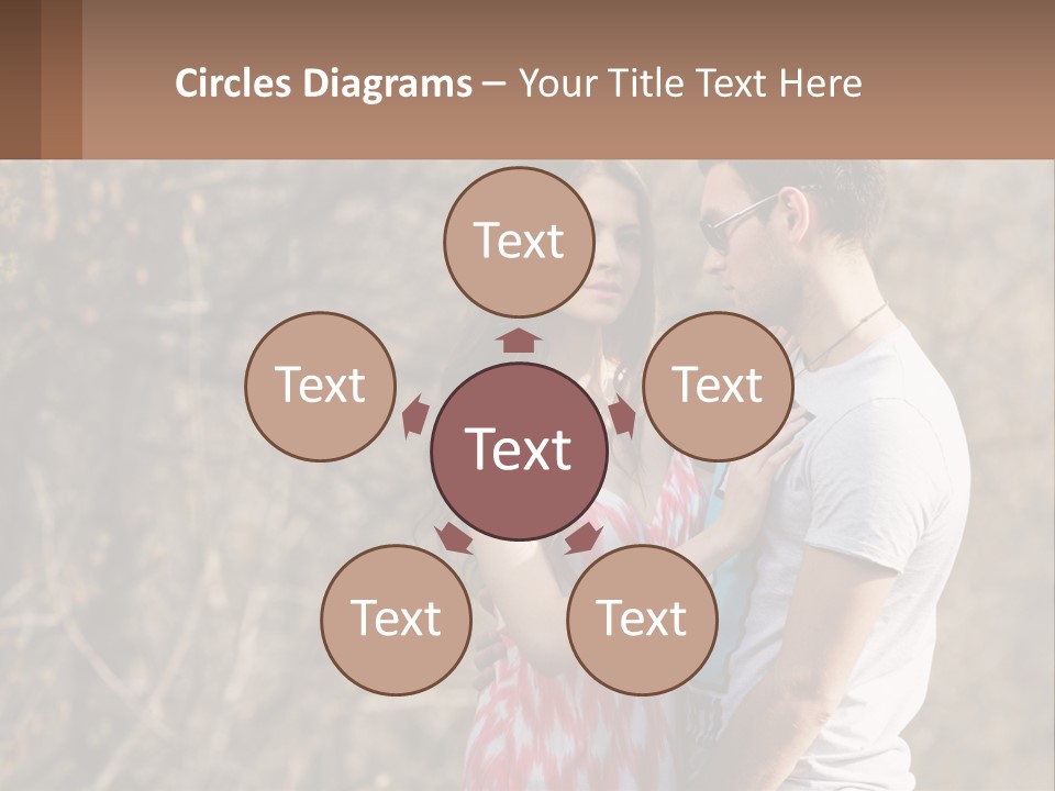 A Man And A Woman Standing Next To Each Other PowerPoint Template