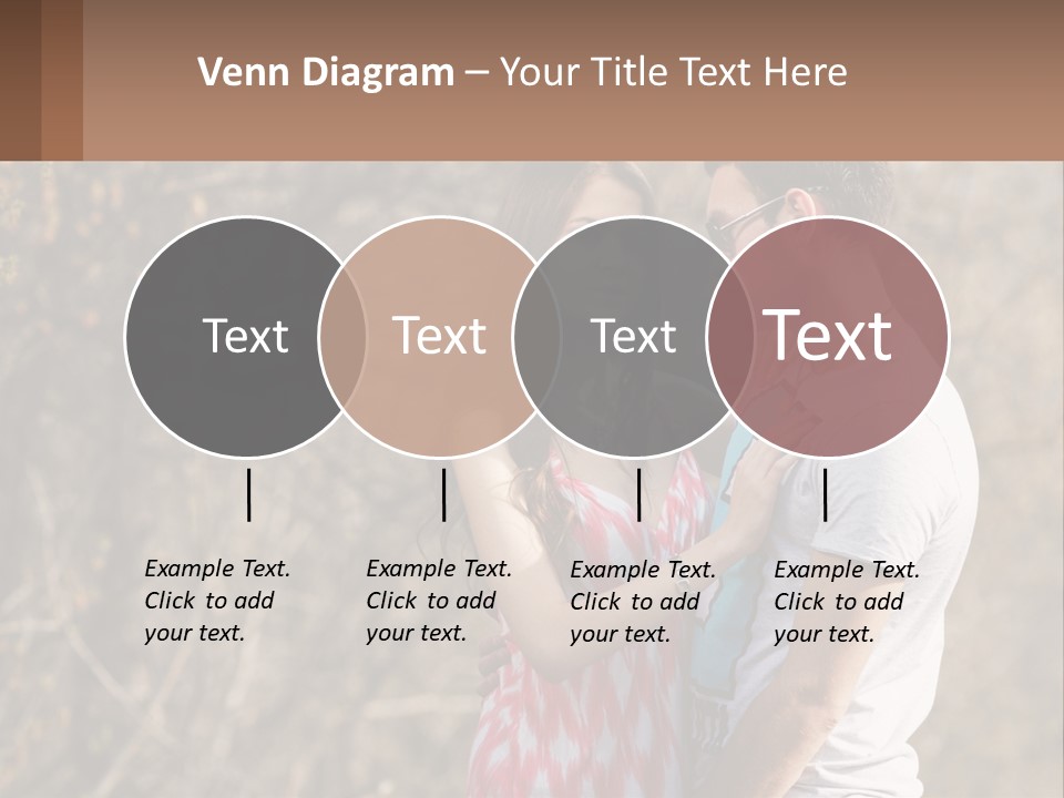 A Man And A Woman Standing Next To Each Other PowerPoint Template