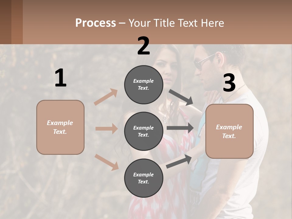 A Man And A Woman Standing Next To Each Other PowerPoint Template