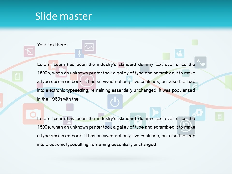 A Colorful Abstract Powerpoint Presentation PowerPoint Template