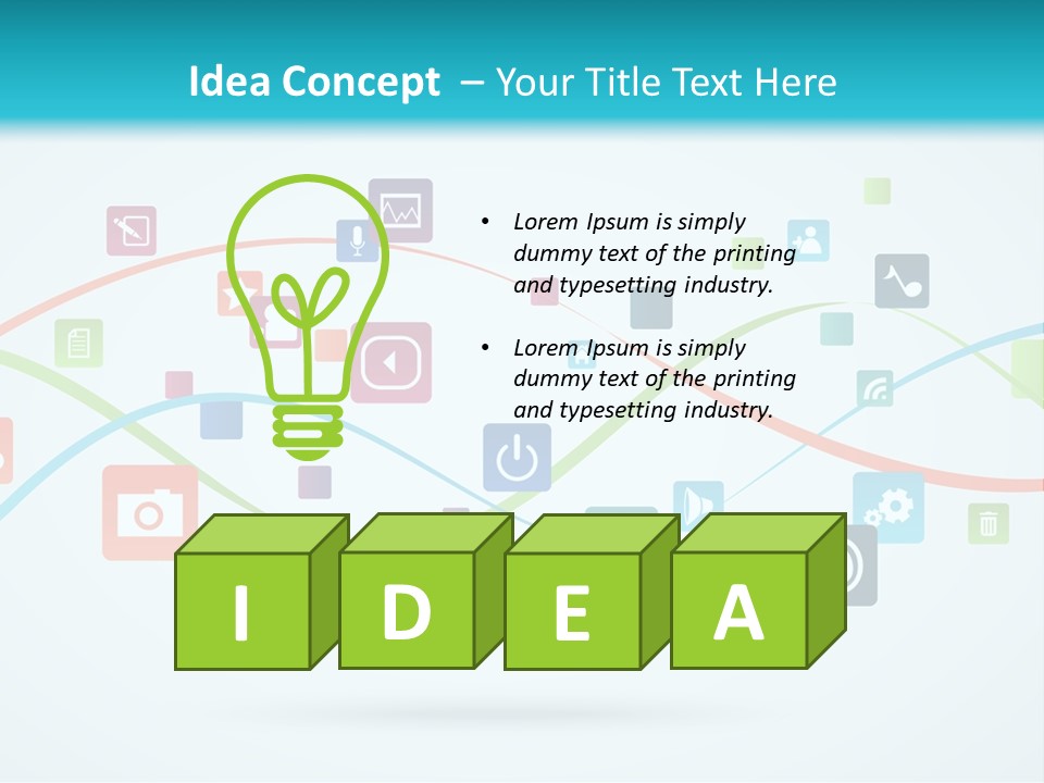 A Colorful Abstract Powerpoint Presentation PowerPoint Template