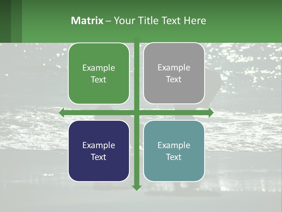 A Person And A Dog On A Beach PowerPoint Template