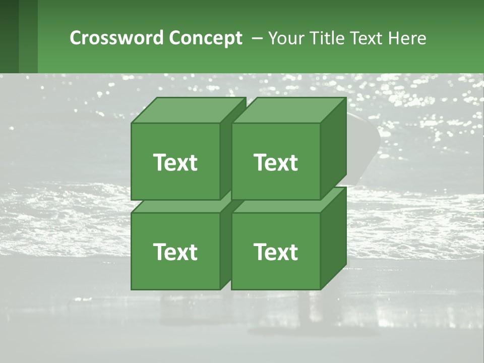 A Person And A Dog On A Beach PowerPoint Template