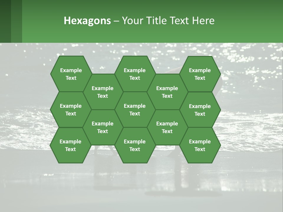 A Person And A Dog On A Beach PowerPoint Template