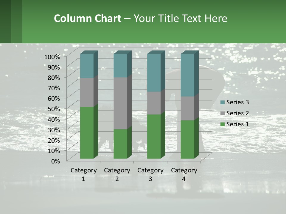 A Person And A Dog On A Beach PowerPoint Template