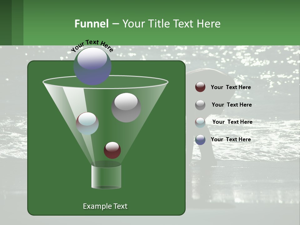 A Person And A Dog On A Beach PowerPoint Template