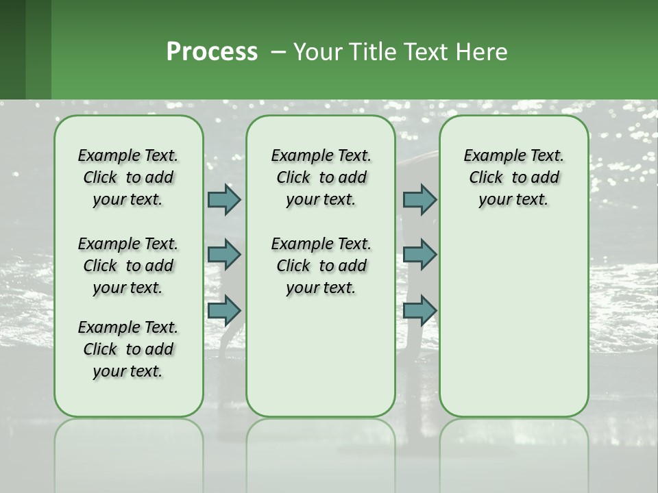 A Person And A Dog On A Beach PowerPoint Template