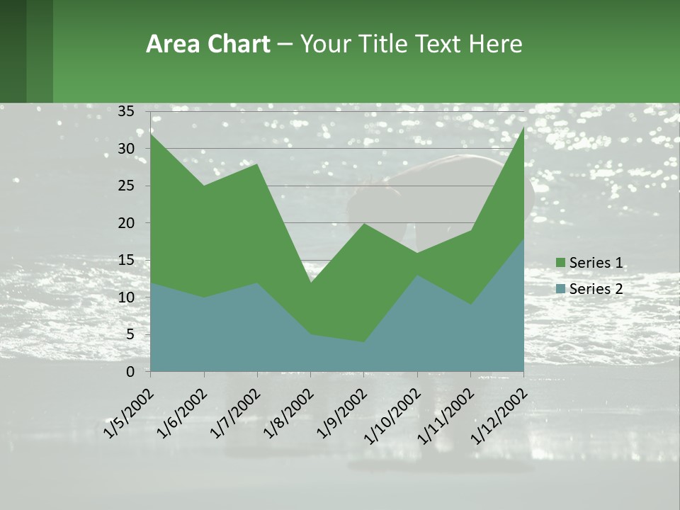A Person And A Dog On A Beach PowerPoint Template
