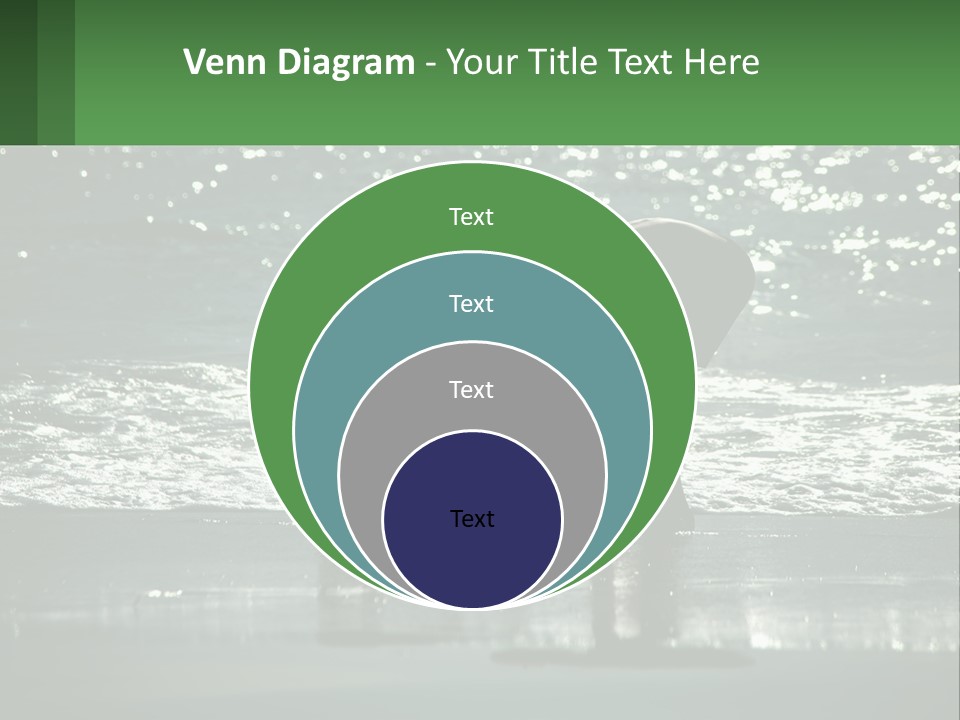A Person And A Dog On A Beach PowerPoint Template