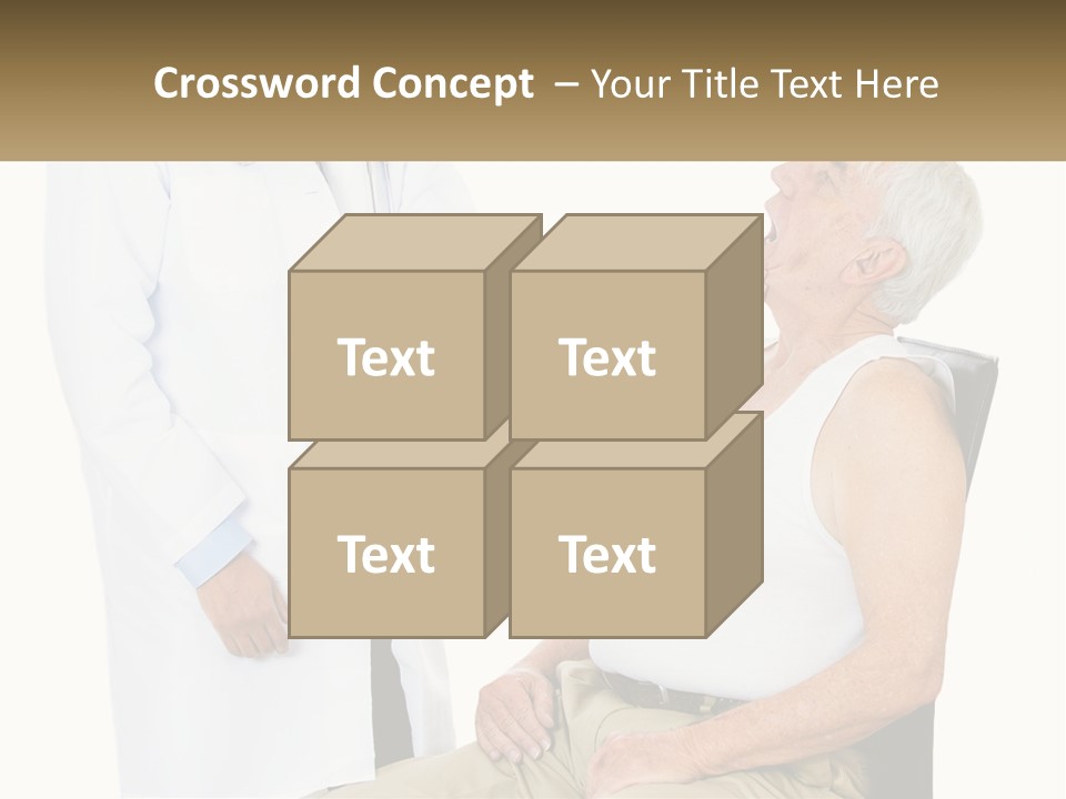A Doctor Examining A Patient's Chest With A Stethoscope PowerPoint Template