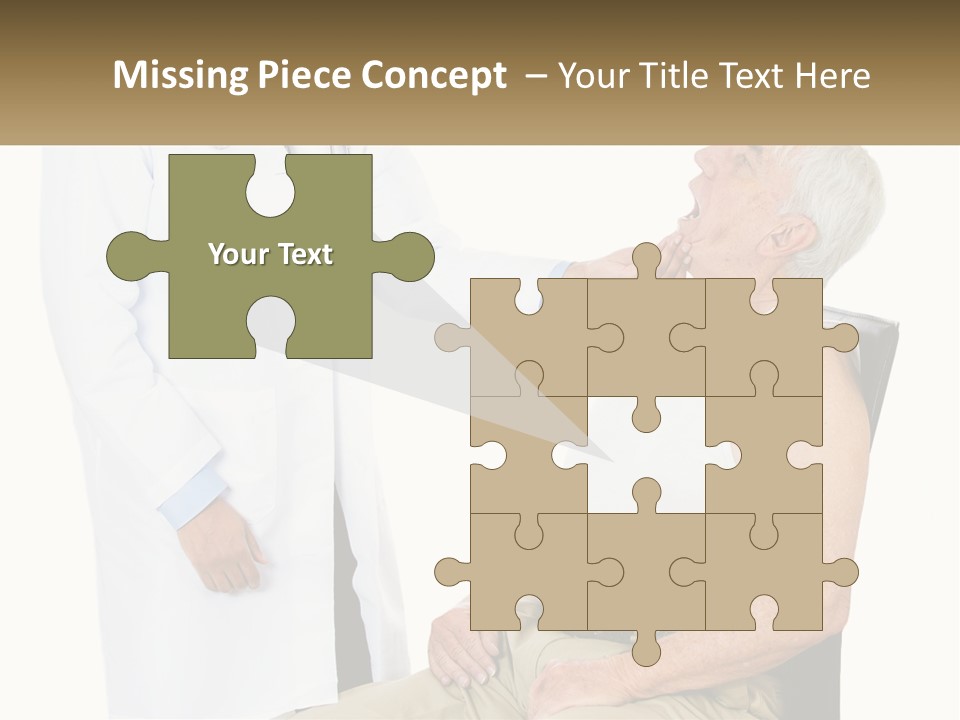 A Doctor Examining A Patient's Chest With A Stethoscope PowerPoint Template