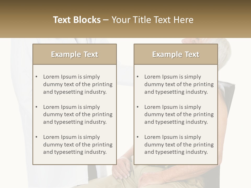A Doctor Examining A Patient's Chest With A Stethoscope PowerPoint Template