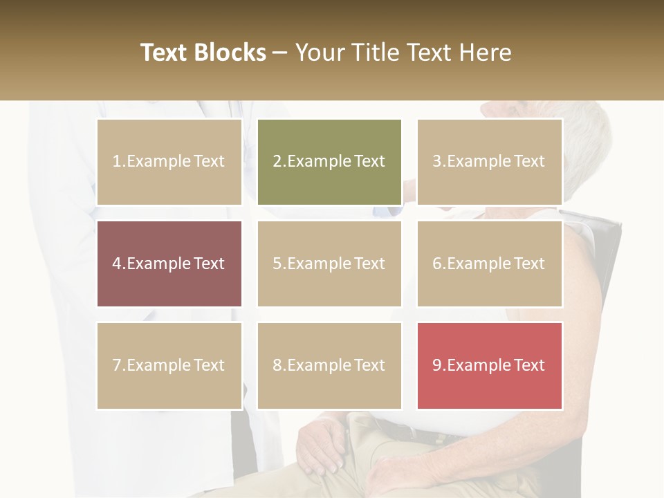 A Doctor Examining A Patient's Chest With A Stethoscope PowerPoint Template