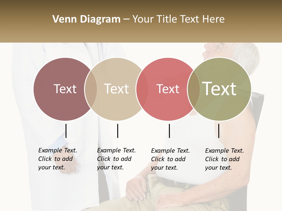 A Doctor Examining A Patient's Chest With A Stethoscope PowerPoint Template