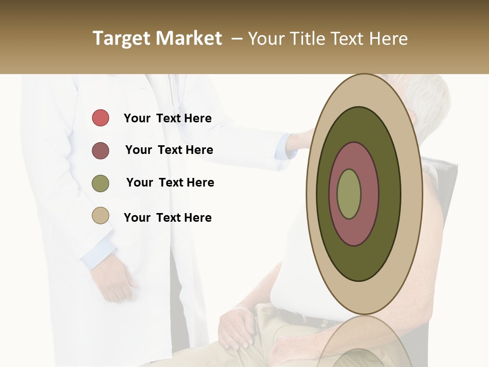 A Doctor Examining A Patient's Chest With A Stethoscope PowerPoint Template