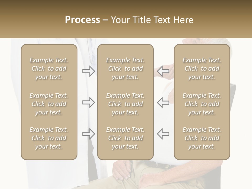 A Doctor Examining A Patient's Chest With A Stethoscope PowerPoint Template