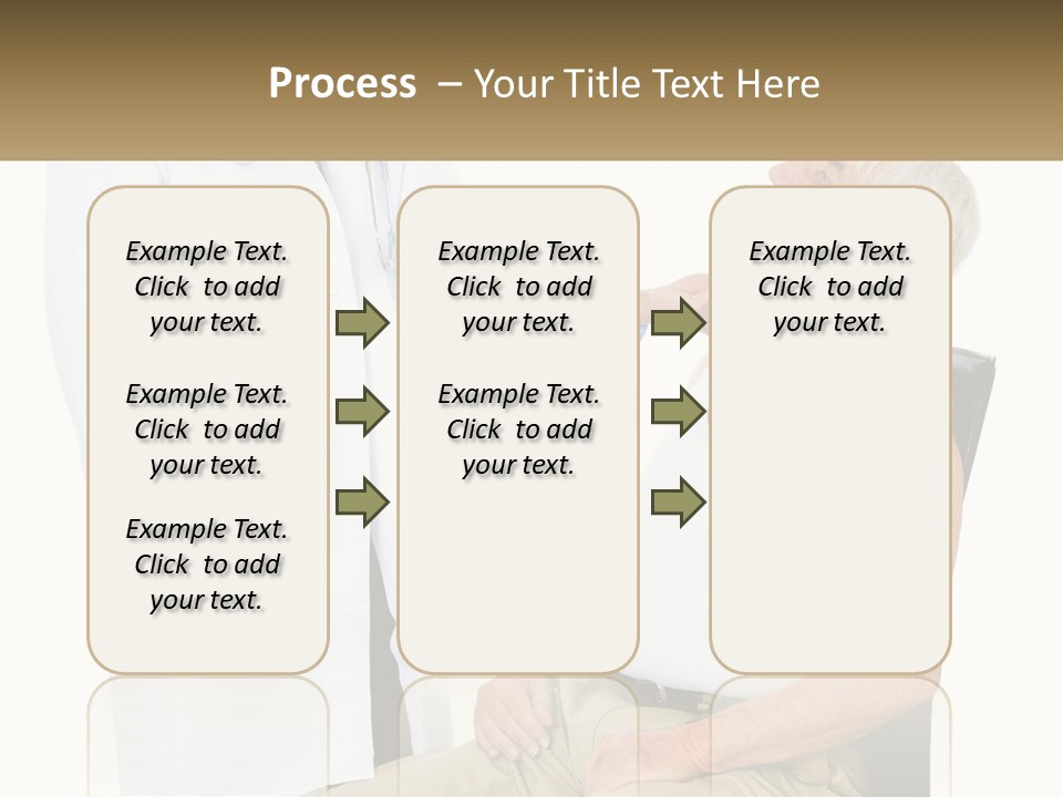 A Doctor Examining A Patient's Chest With A Stethoscope PowerPoint Template