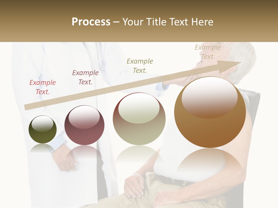 A Doctor Examining A Patient's Chest With A Stethoscope PowerPoint Template
