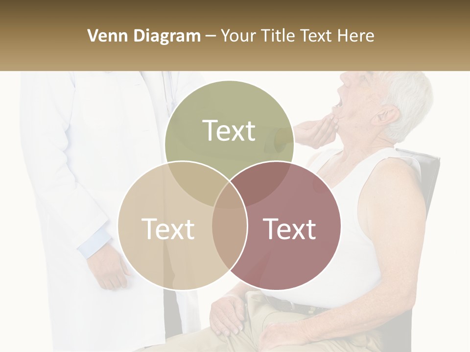 A Doctor Examining A Patient's Chest With A Stethoscope PowerPoint Template