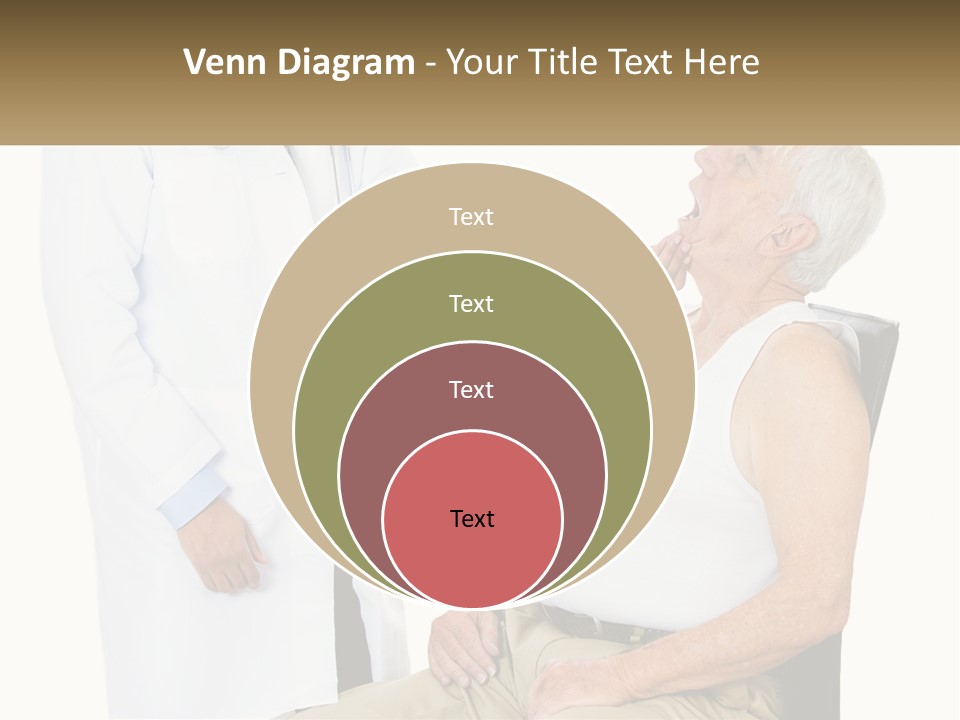 A Doctor Examining A Patient's Chest With A Stethoscope PowerPoint Template