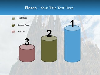 A Very Tall Building With A Sky Background PowerPoint Template