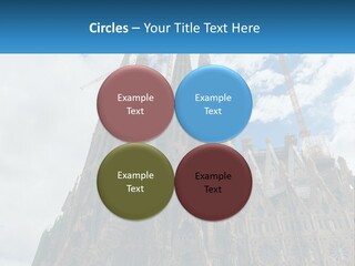 A Very Tall Building With A Sky Background PowerPoint Template