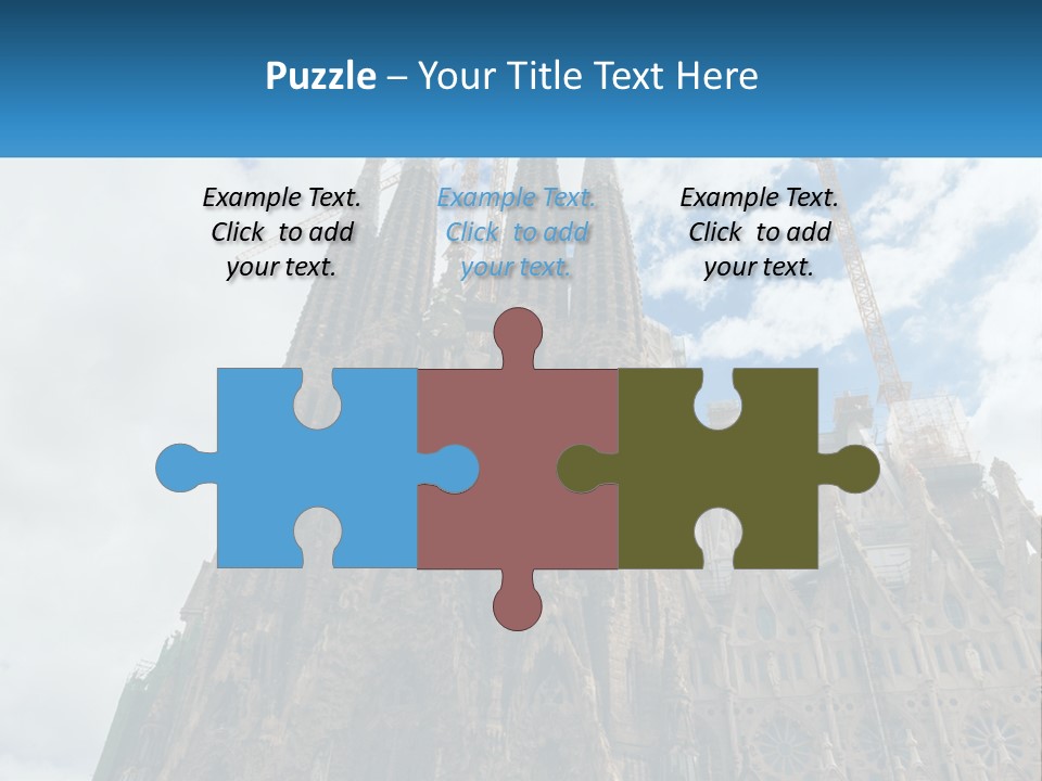 A Very Tall Building With A Sky Background PowerPoint Template