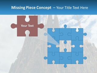 A Very Tall Building With A Sky Background PowerPoint Template
