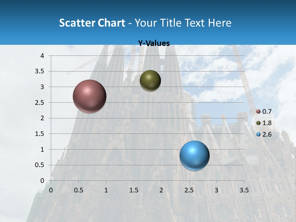 A Very Tall Building With A Sky Background PowerPoint Template