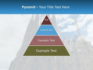 A Very Tall Building With A Sky Background PowerPoint Template