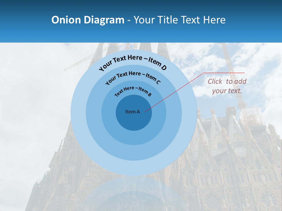 A Very Tall Building With A Sky Background PowerPoint Template