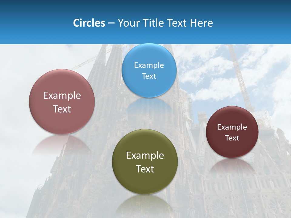 A Very Tall Building With A Sky Background PowerPoint Template