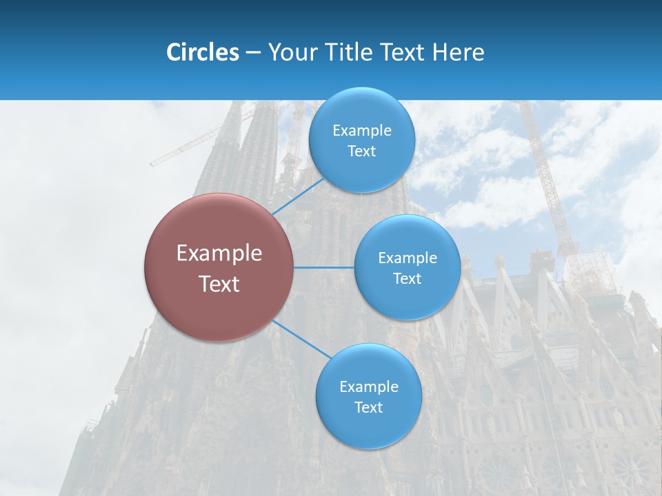 A Very Tall Building With A Sky Background PowerPoint Template