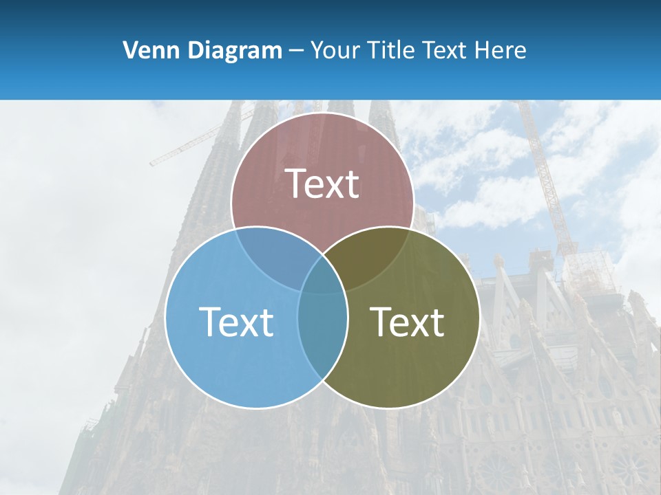 A Very Tall Building With A Sky Background PowerPoint Template