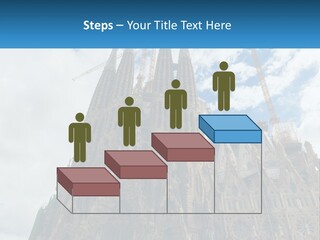 A Very Tall Building With A Sky Background PowerPoint Template
