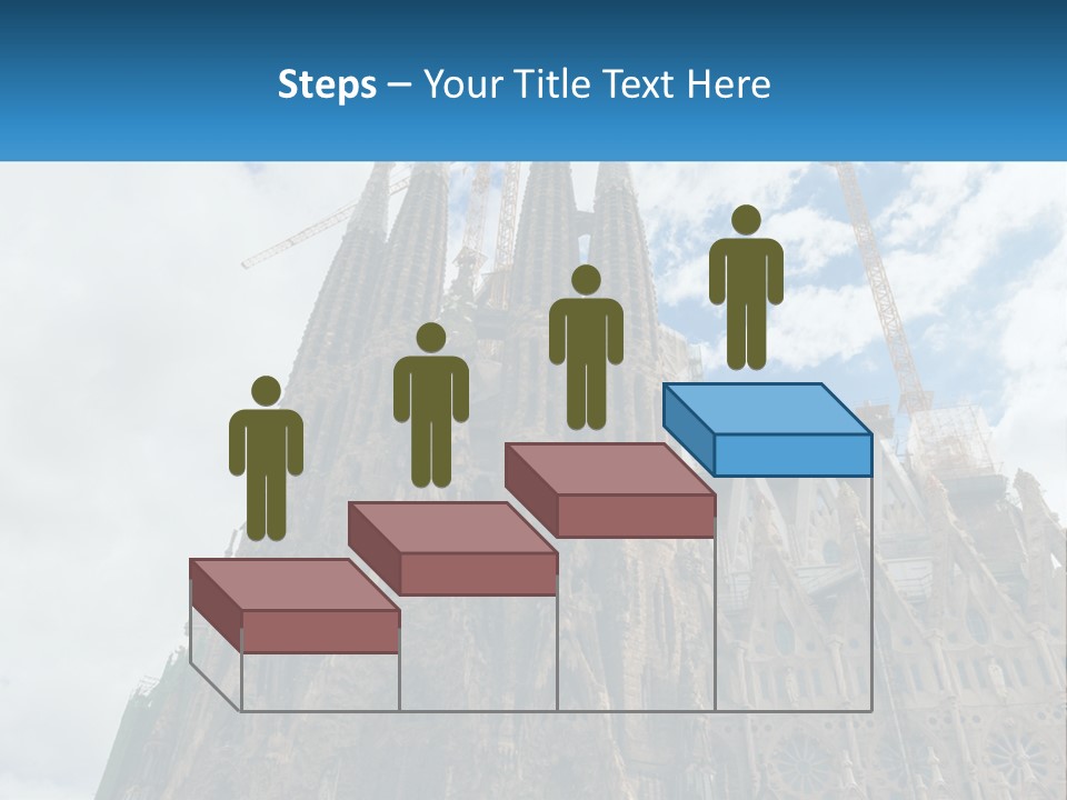A Very Tall Building With A Sky Background PowerPoint Template