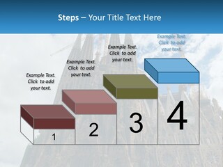 A Very Tall Building With A Sky Background PowerPoint Template