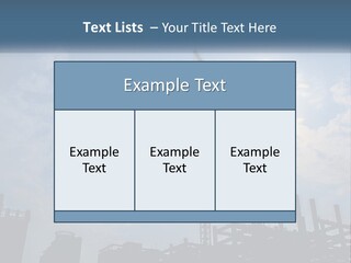 A Crane In The Sky With The Sun In The Background PowerPoint Template