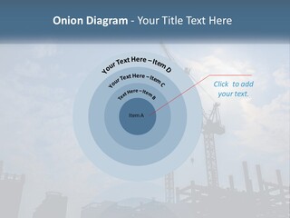 A Crane In The Sky With The Sun In The Background PowerPoint Template