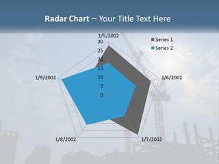 A Crane In The Sky With The Sun In The Background PowerPoint Template