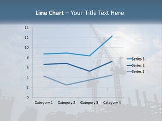 A Crane In The Sky With The Sun In The Background PowerPoint Template
