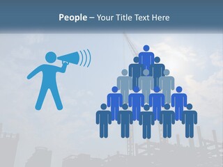 A Crane In The Sky With The Sun In The Background PowerPoint Template