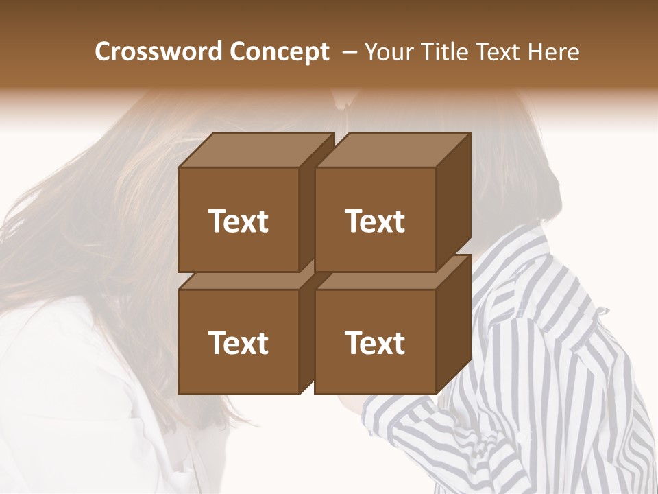 A Woman And A Young Boy Are Shouting At Each Other PowerPoint Template
