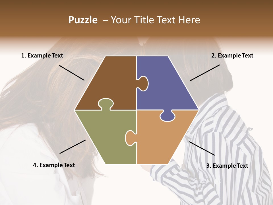 A Woman And A Young Boy Are Shouting At Each Other PowerPoint Template