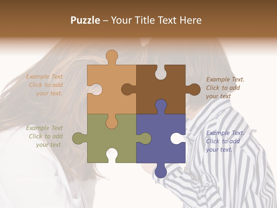 A Woman And A Young Boy Are Shouting At Each Other PowerPoint Template